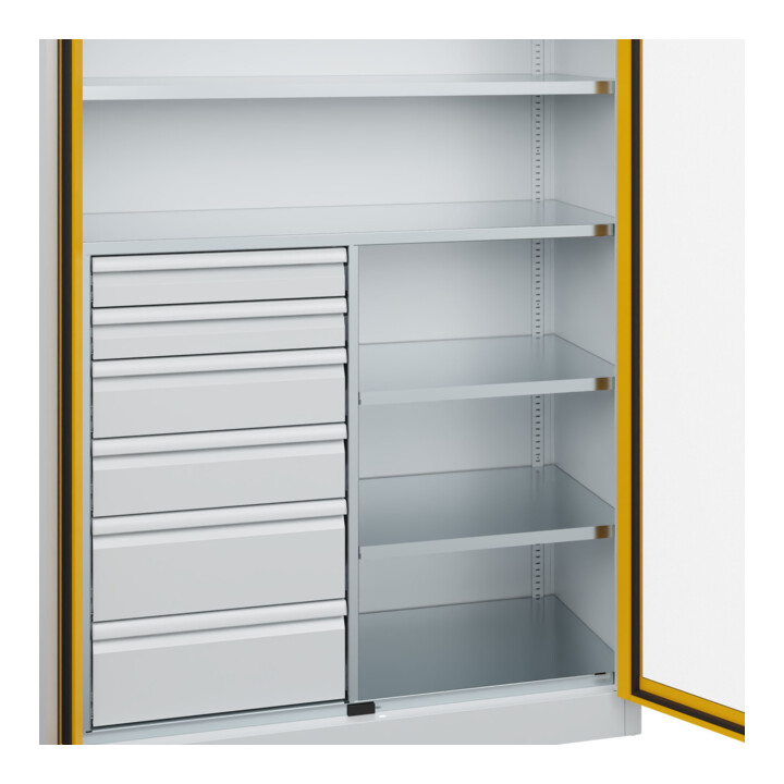 C+P Armoire lourde Acurado Pro 1950 x 1200 x 500 mm 7035/1004