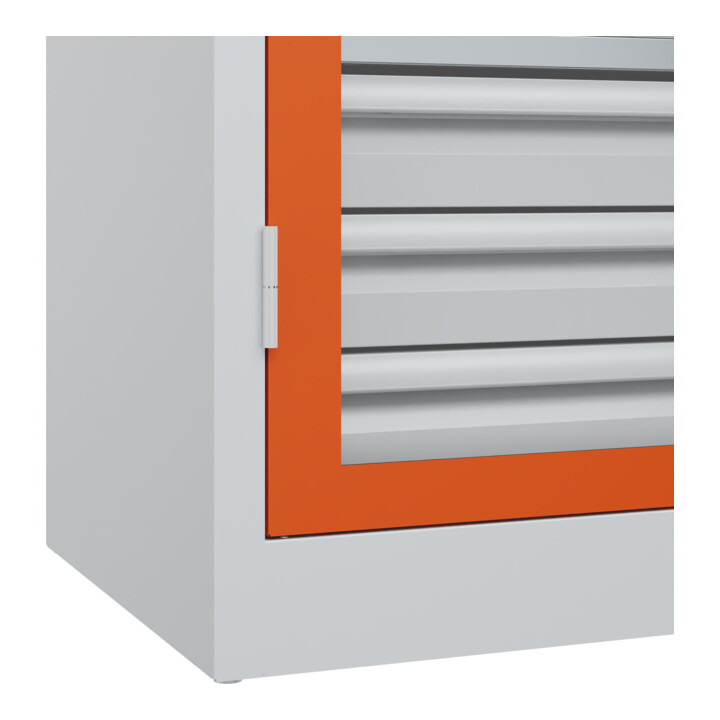 C+P Armoire lourde Acurado Pro 1950 x 1200 x 500 mm 7035/2004