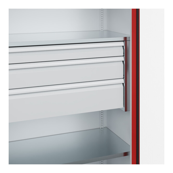 C+P Armoire lourde Acurado Pro 1950 x 1200 x 500 mm 7035/3000