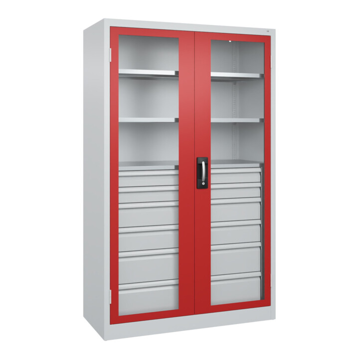 C+P Armoire lourde Acurado Pro 1950 x 1200 x 500 mm 7035/3000