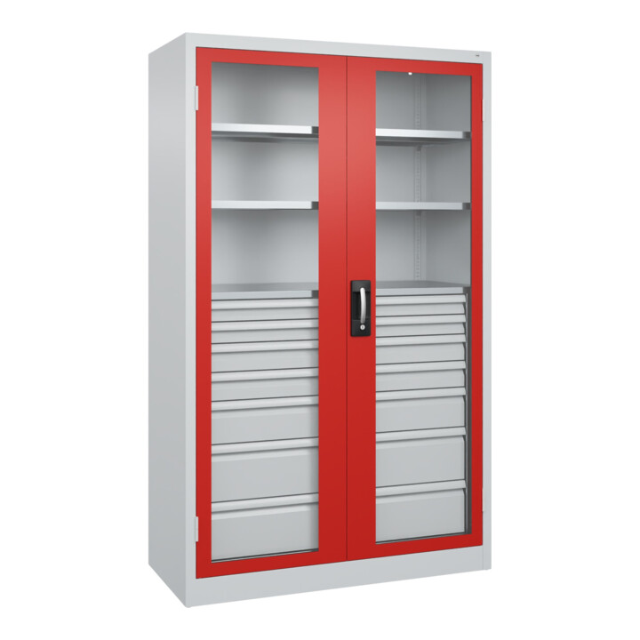 C+P Armoire lourde Acurado Pro 1950 x 1200 x 500 mm 7035/3020