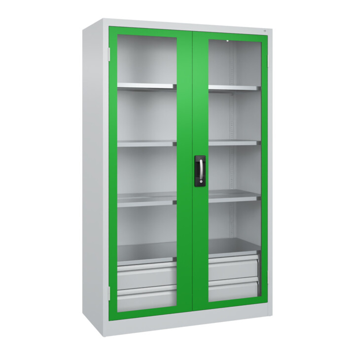 C+P Armoire lourde Acurado Pro 1950 x 1200 x 500 mm 7035/6037