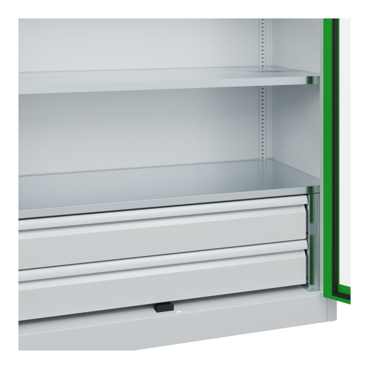 C+P Armoire lourde Acurado Pro 1950 x 1200 x 500 mm 7035/6037