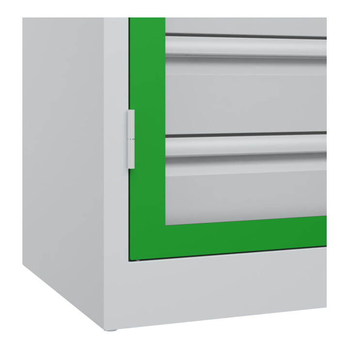C+P Armoire lourde Acurado Pro 1950 x 1200 x 500 mm 7035/6037