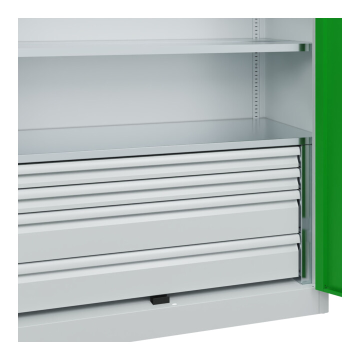 C+P Armoire lourde Acurado Pro 1950 x 1200 x 500 mm 7035/6037
