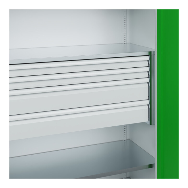 C+P Armoire lourde Acurado Pro 1950 x 1200 x 500 mm 7035/6037