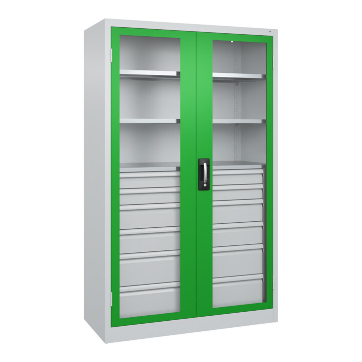 C+P Armoire lourde Acurado Pro 1950 x 1200 x 500 mm 7035/6037