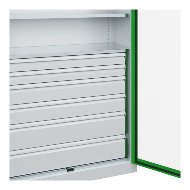C+P Armoire lourde Acurado Pro 1950 x 1200 x 500 mm 7035/6037