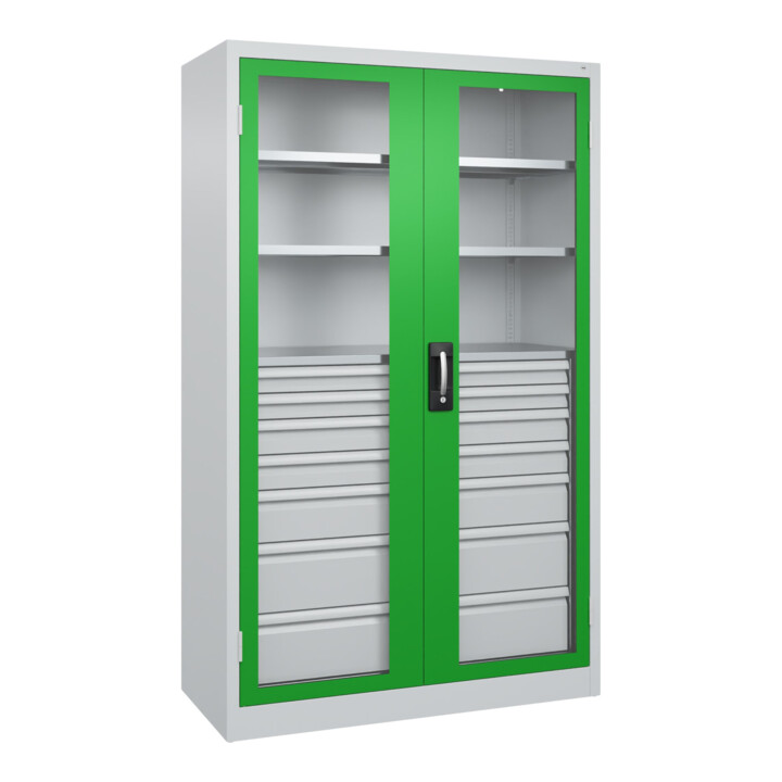 C+P Armoire lourde Acurado Pro 1950 x 1200 x 500 mm 7035/6037