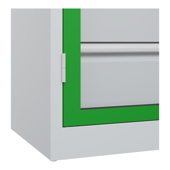 C+P Armoire lourde Acurado Pro 1950 x 1200 x 500 mm 7035/6037