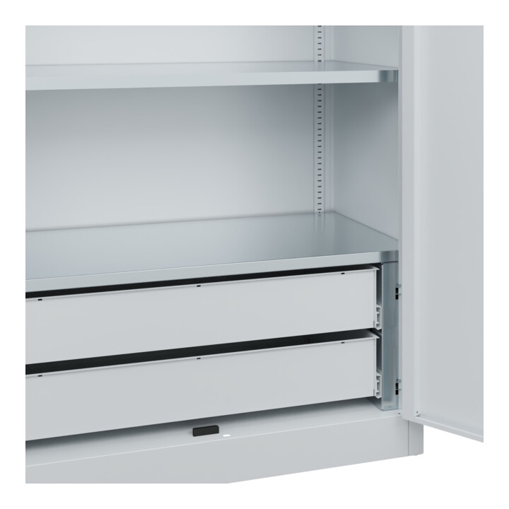 C+P Armoire lourde Acurado Pro 1950 x 1200 x 500 mm 7035/7035