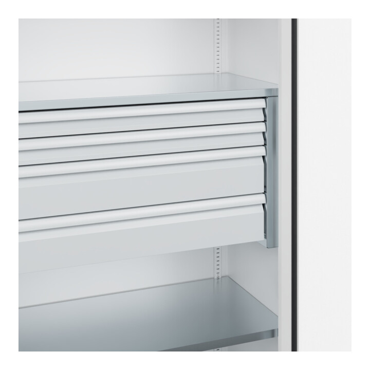 C+P Armoire lourde Acurado Pro 1950 x 1200 x 500 mm 9016/9016