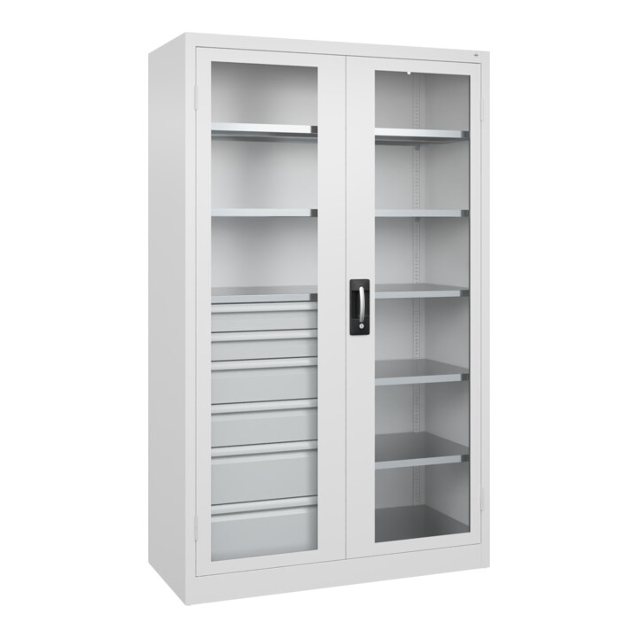 C+P Armoire lourde Acurado Pro 1950 x 1200 x 500 mm 9016/9016