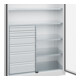 C+P Armoire lourde Acurado Pro 1950 x 1200 x 500 mm 9016/9016