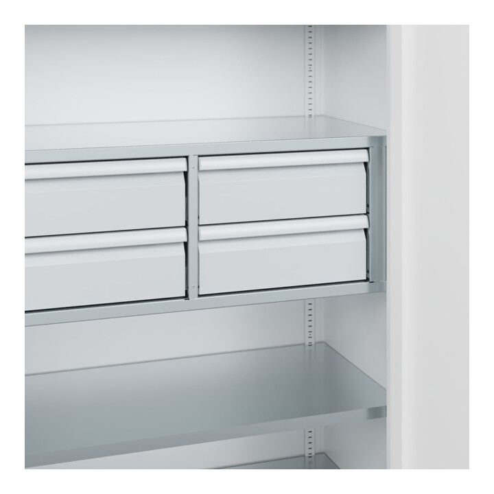 C+P Armoire lourde Acurado Pro 1950 x 1200 x 500 mm 9016/9016