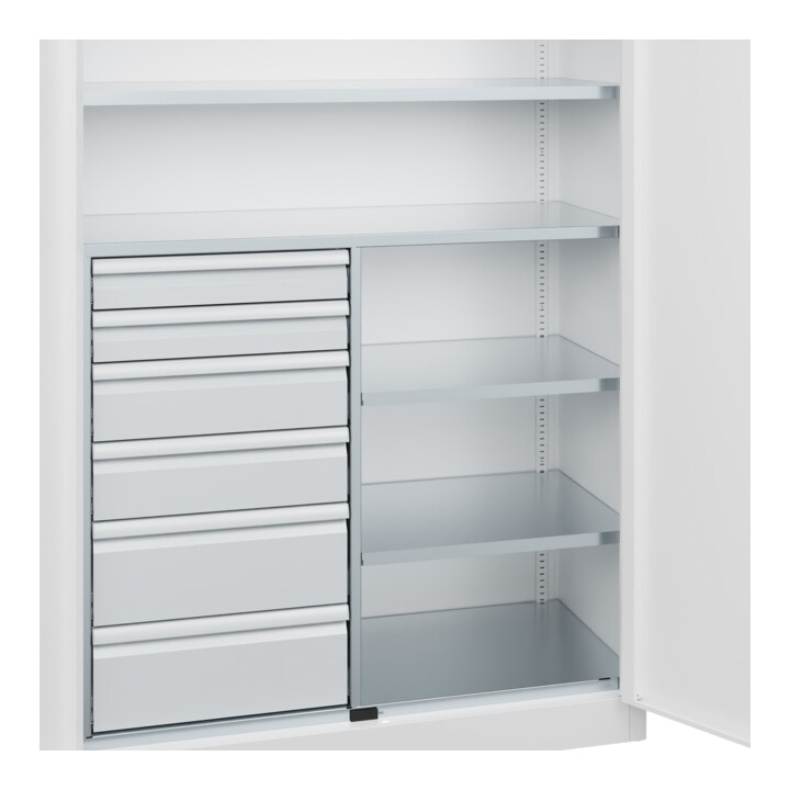 C+P Armoire lourde Acurado Pro 1950 x 1200 x 500 mm 9016/9016