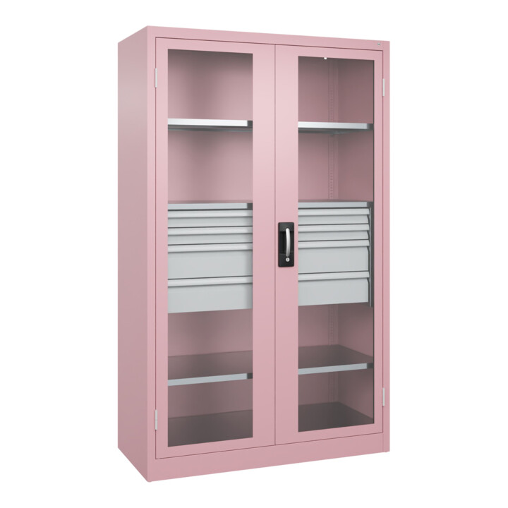 C+P Armoire lourde Acurado Pro 1950 x 1200 x 500 mm avec tiroirs