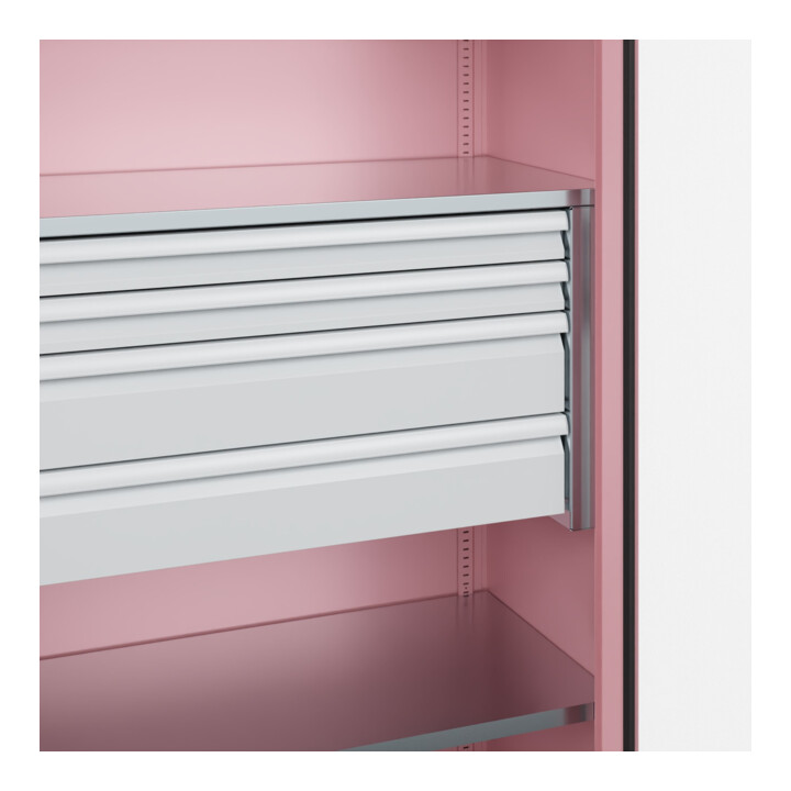 C+P Armoire lourde Acurado Pro 1950 x 1200 x 500 mm avec tiroirs