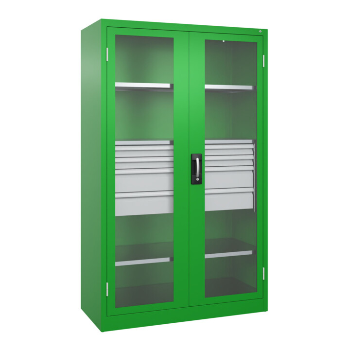 C+P Armoire lourde Acurado Pro 1950 x 1200 x 500 mm avec tiroirs