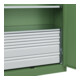C+P Armoire lourde Acurado Pro 1950 x 1200 x 500 mm avec tiroirs