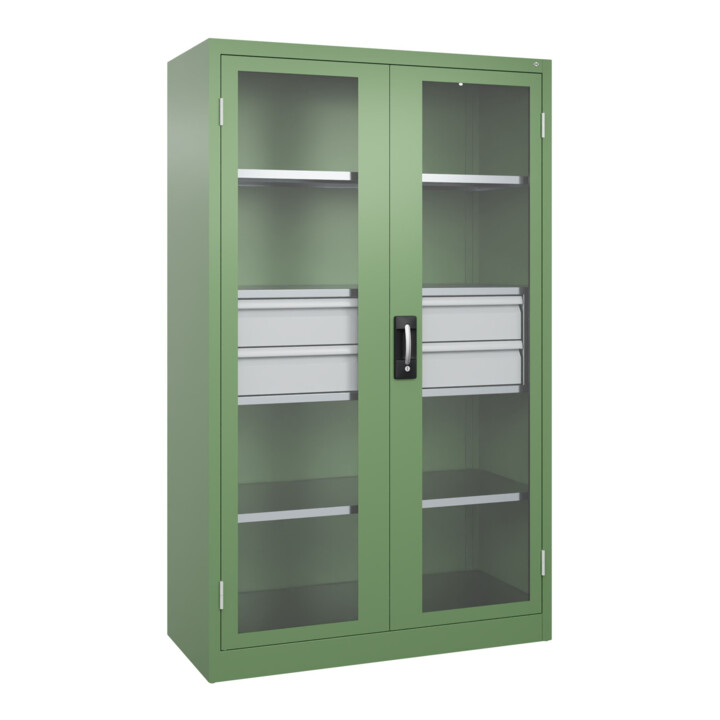 C+P Armoire lourde Acurado Pro 1950 x 1200 x 500 mm avec tiroirs
