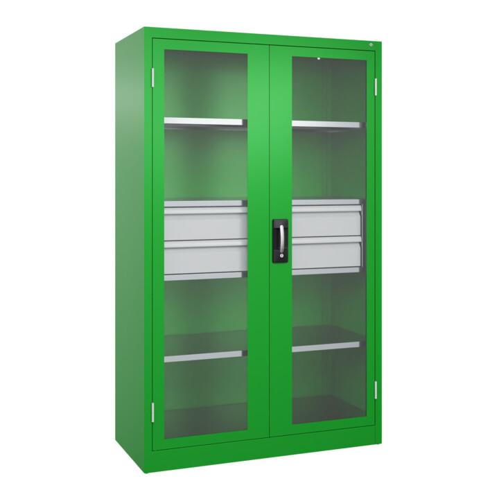 C+P Armoire lourde Acurado Pro 1950 x 1200 x 500 mm avec tiroirs