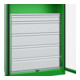 C+P Armoire lourde Acurado Pro 1950 x 1200 x 500 mm avec tiroirs