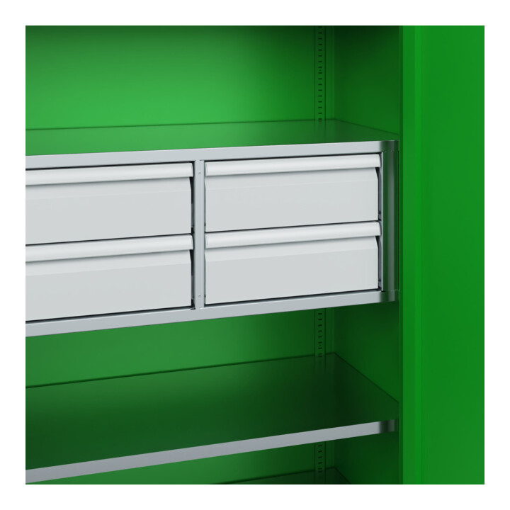 C+P Armoire lourde Acurado Pro 1950 x 1200 x 500 mm avec tiroirs