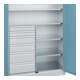 C+P Armoire lourde Acurado Pro 1950 x 1200 x 500 mm avec tiroirs