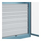 C+P Armoire lourde Acurado Pro 1950 x 1200 x 500 mm avec tiroirs