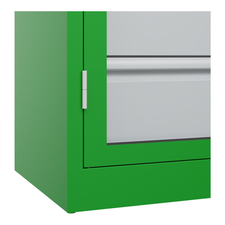 C+P Armoire lourde Acurado Pro 1950 x 1200 x 500 mm avec tiroirs
