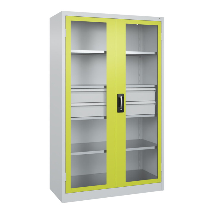 C+P Armoire lourde Acurado Pro 1950 x 1200 x 500 mm avec tiroirs