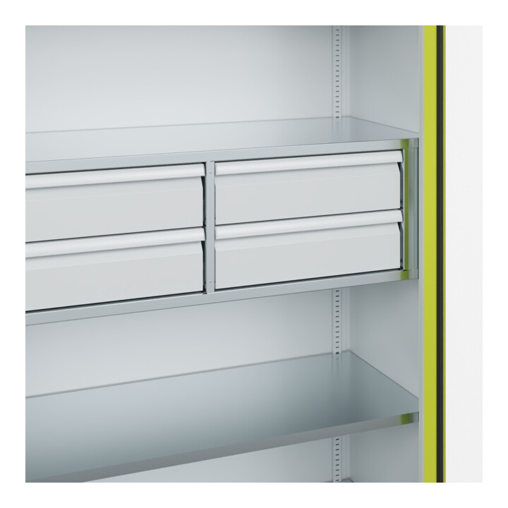 C+P Armoire lourde Acurado Pro 1950 x 1200 x 500 mm avec tiroirs