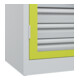 C+P Armoire lourde Acurado Pro 1950 x 1200 x 500 mm avec tiroirs
