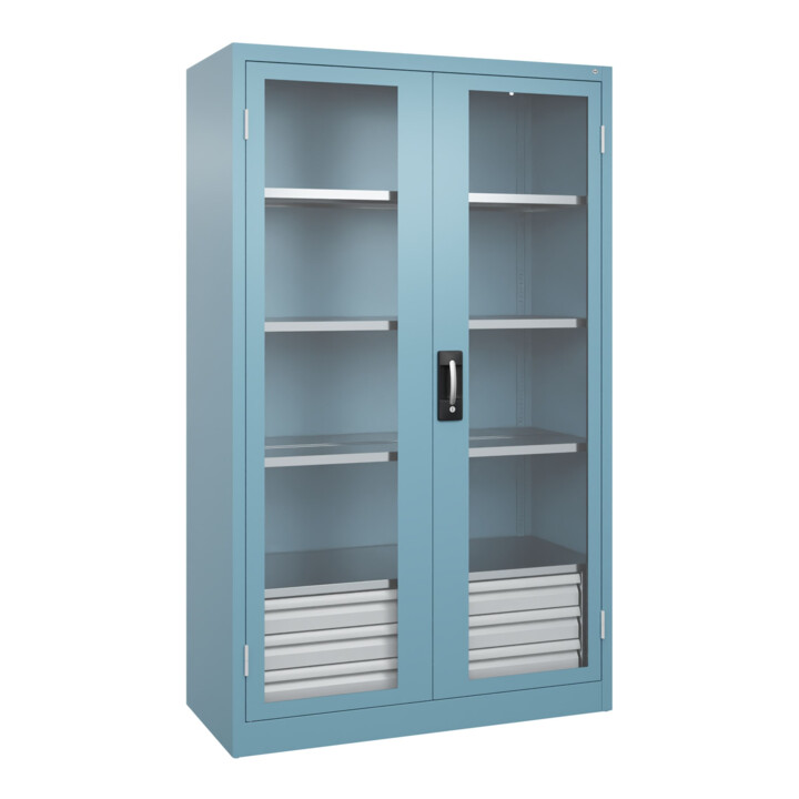 C+P Armoire lourde Acurado Pro 1950 x 1200 x 500 mm avec tiroirs