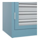 C+P Armoire lourde Acurado Pro 1950 x 1200 x 500 mm avec tiroirs