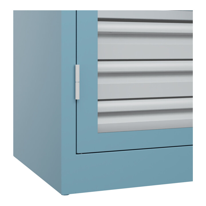 C+P Armoire lourde Acurado Pro 1950 x 1200 x 500 mm avec tiroirs
