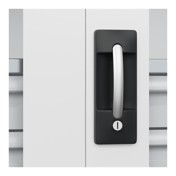 C+P Armoire lourde Acurado Pro 1950 x 1200 x 500 mm blanc