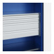 C+P Armoire lourde Acurado Pro 1950 x 1200 x 500 mm bleu