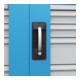 C+P Armoire lourde Acurado Pro 1950 x 1200 x 500 mm bleu