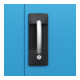 C+P Armoire lourde Acurado Pro 1950 x 1200 x 500 mm bleu