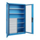 C+P Armoire lourde Acurado Pro 1950 x 1200 x 500 mm bleu