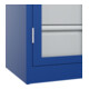 C+P Armoire lourde Acurado Pro 1950 x 1200 x 500 mm bleu
