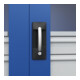 C+P Armoire lourde Acurado Pro 1950 x 1200 x 500 mm bleu