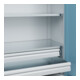 C+P Armoire lourde Acurado Pro 1950 x 1200 x 500 mm gris clair/bleu