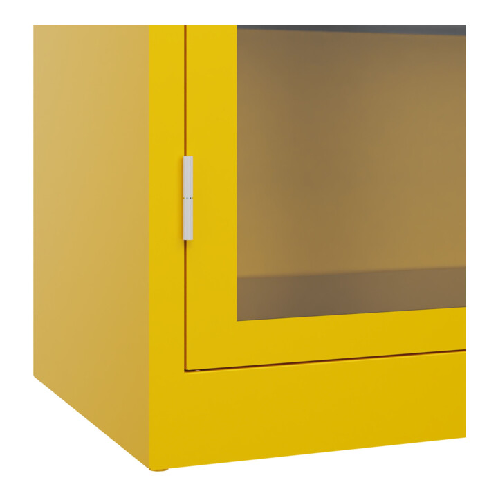 C+P Armoire lourde Acurado Pro 1950 × 1200 × 500 mm jaune signalisation