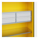 C+P Armoire lourde Acurado Pro 1950 × 1200 × 500 mm jaune signalisation