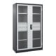 C+P Armoire lourde Acurado Pro 1950 x 1200 x 500 mm noir/gris