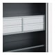 C+P Armoire lourde Acurado Pro 1950 x 1200 x 500 mm noir/gris