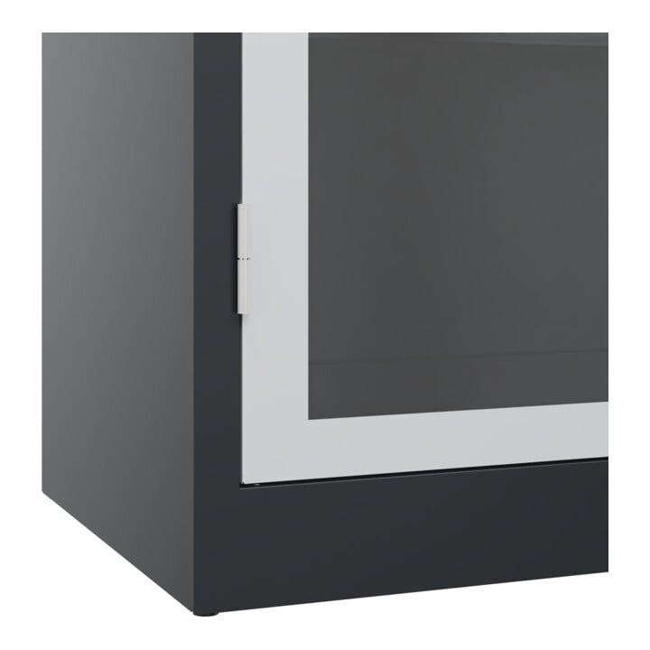 C+P Armoire lourde Acurado Pro 1950 x 1200 x 500 mm noir/gris